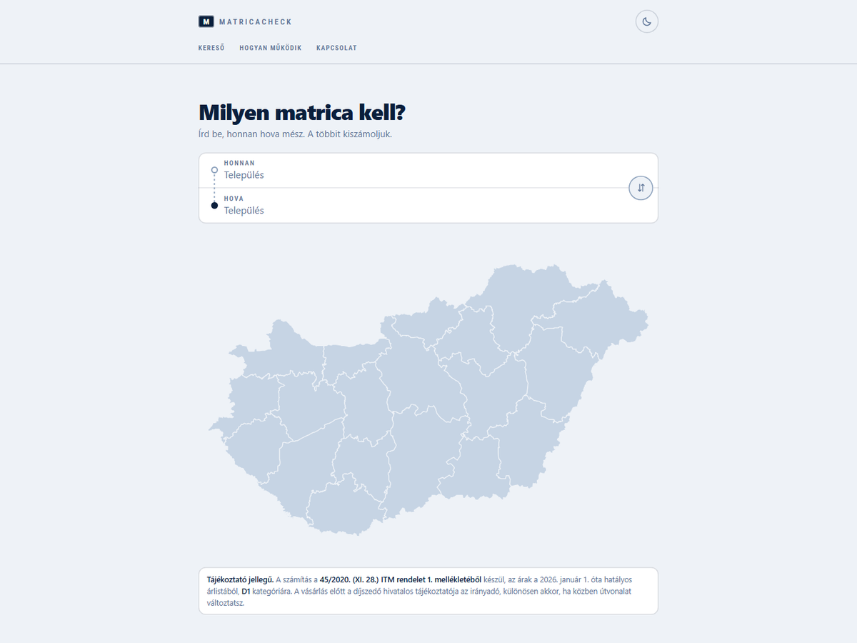 Matricacheck.hu